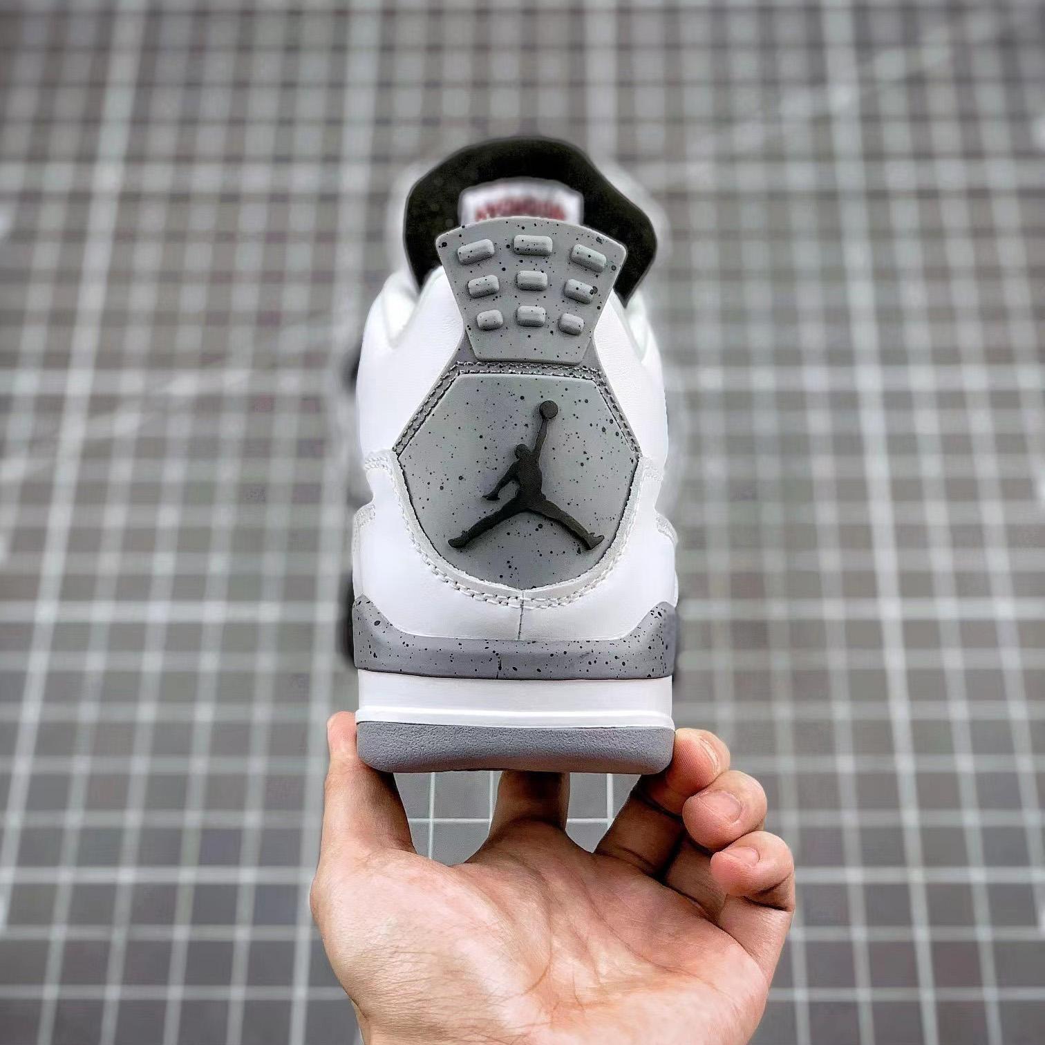 Air Jordan 4 Retro “White Cement” Cement” Sneaker      CZ5624 - DopestKickz