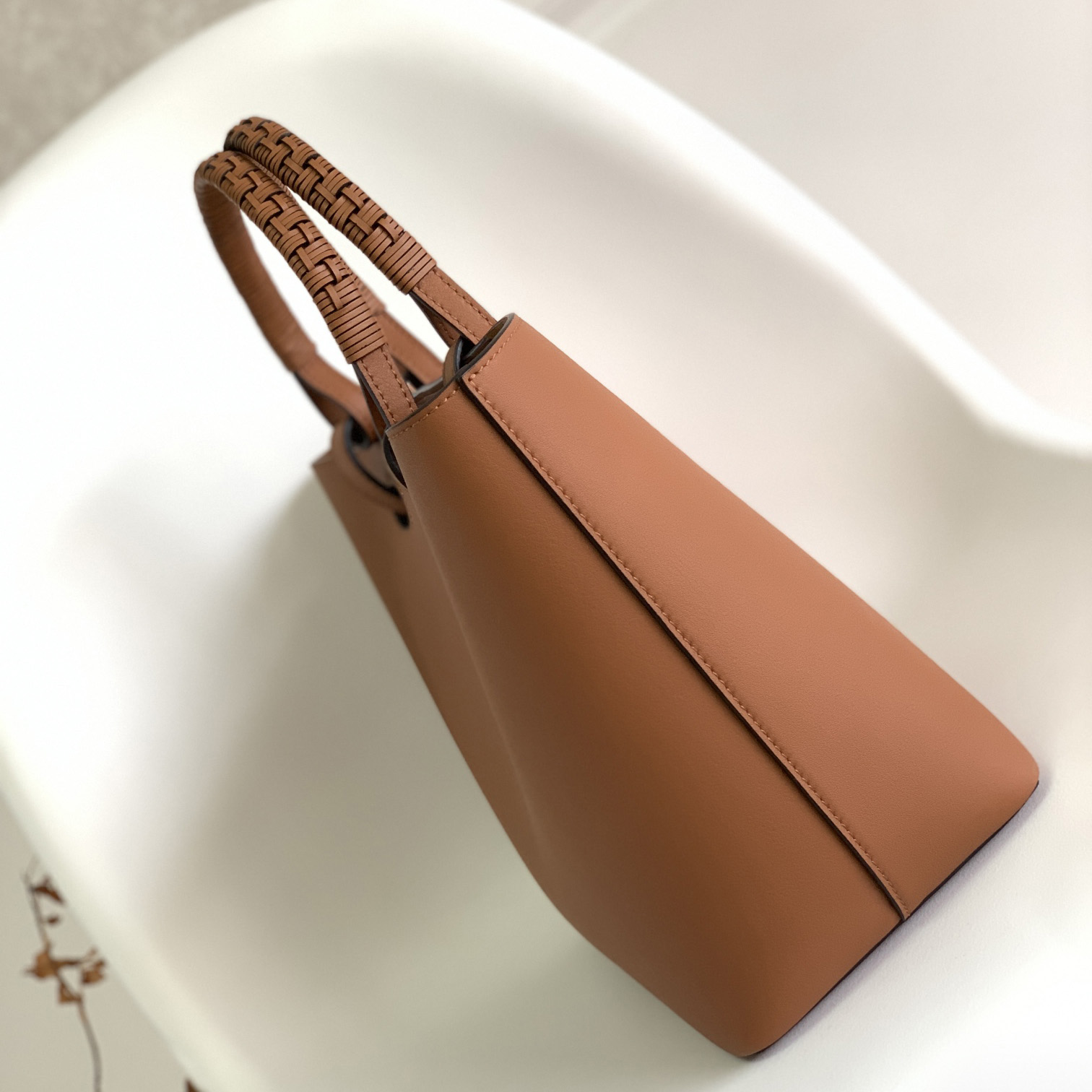 Loewe Small Anagram Tote Bag In Classic Calfskin - DopestKickz