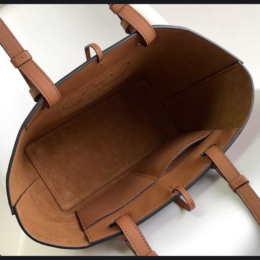 Loewe Small Anagram Tote Bag In Classic Calfskin - DopestKickz