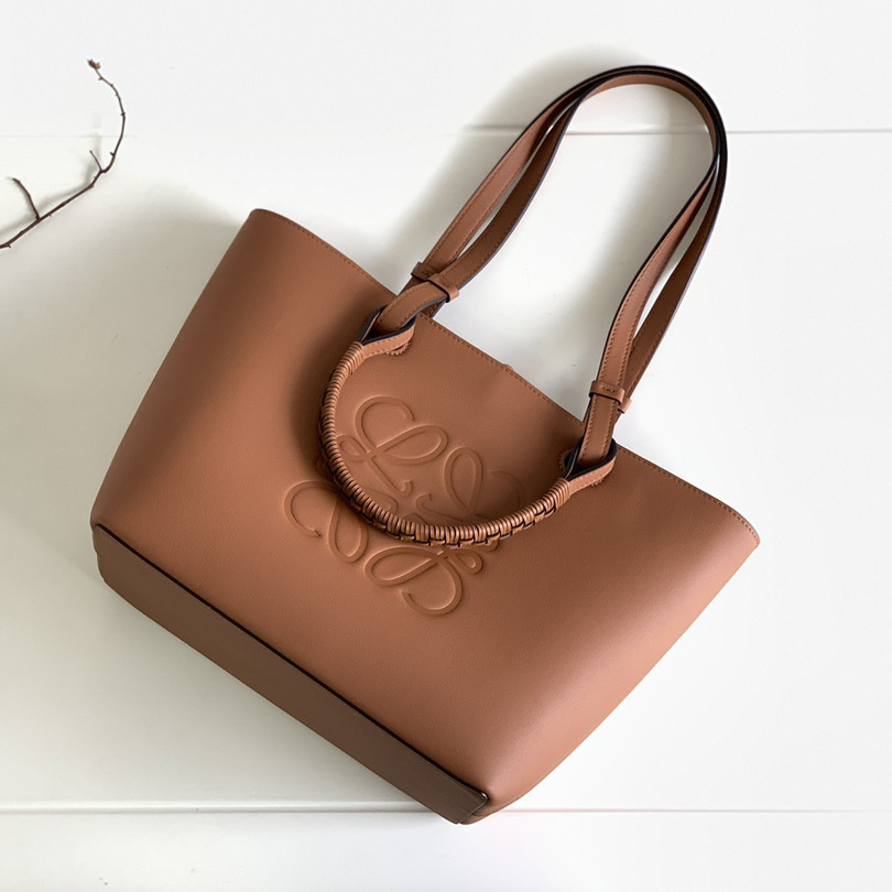 Loewe Small Anagram Tote Bag In Classic Calfskin - DopestKickz