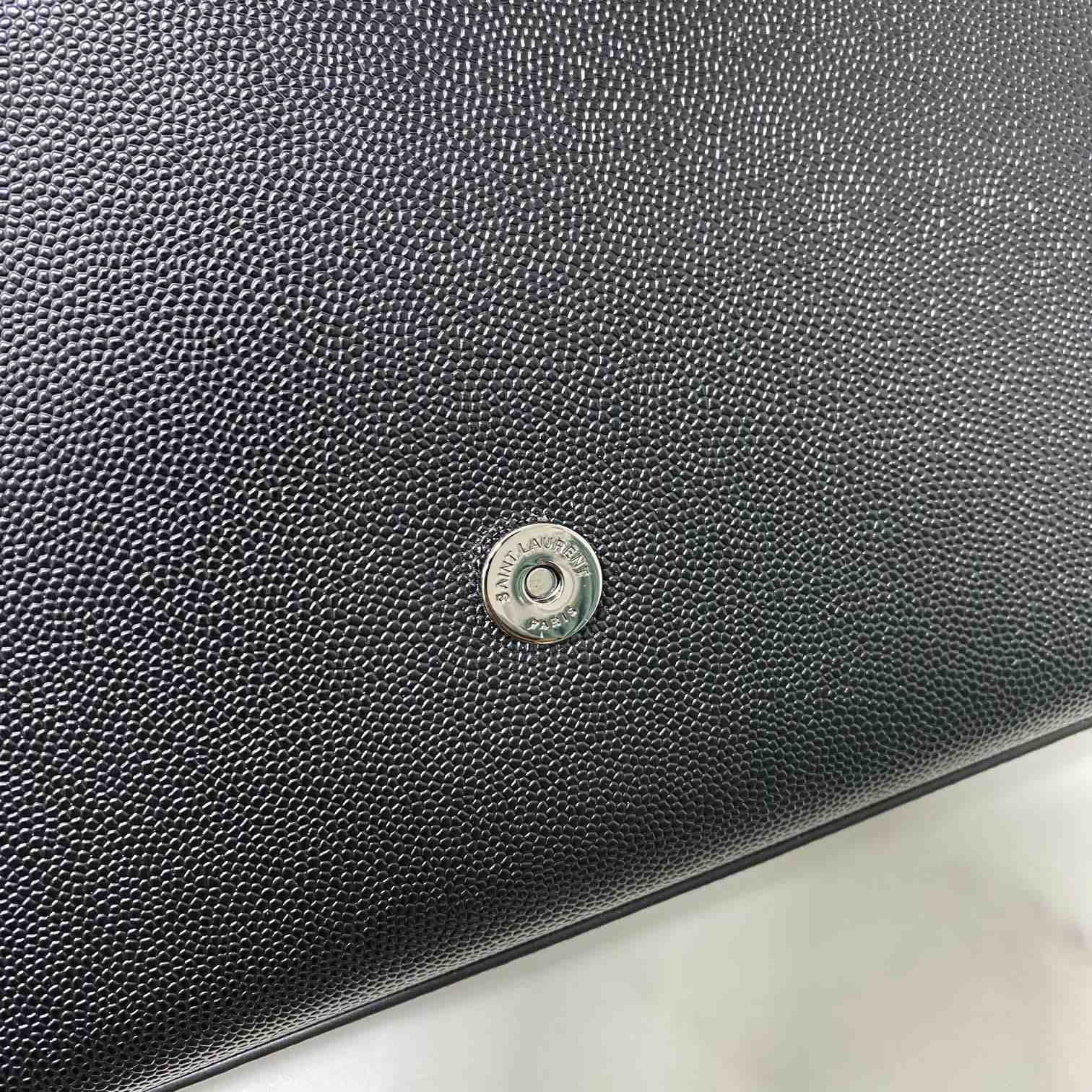 Saint Laurent Kate Medium Chain Bag In Grain De Poudre Embossed Leather - DopestKickz