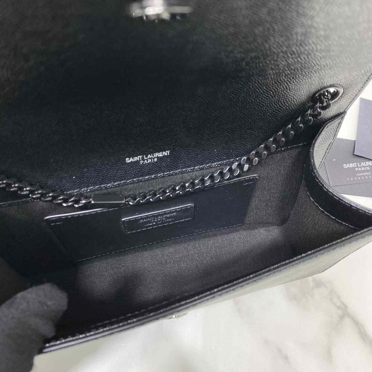 Saint Laurent Kate Medium Chain Bag In Grain De Poudre Embossed Leather - DopestKickz