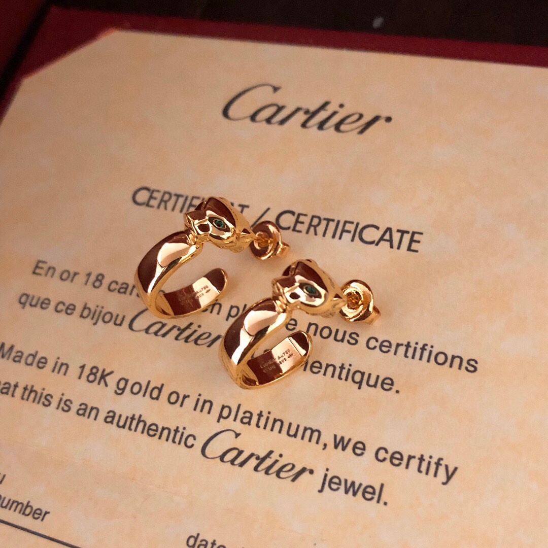 Cartier Panthère de Cartier Earrings - DopestKickz