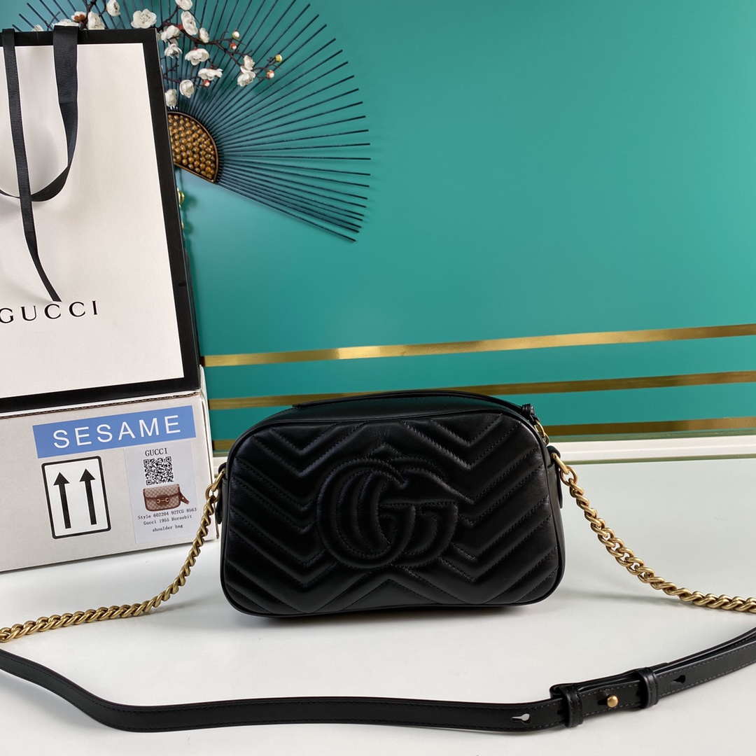 Gucci GG Marmont Small Shoulder Bag(24-12-7cm) - DopestKickz