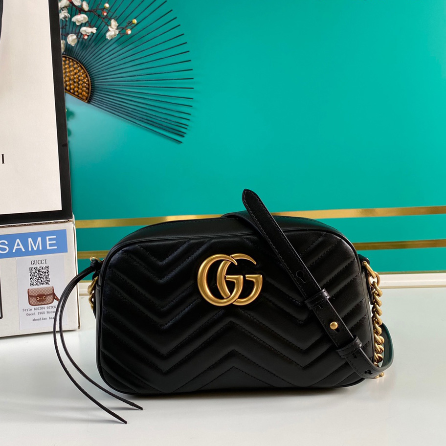 Gucci GG Marmont Small Shoulder Bag(24-12-7cm) - DopestKickz