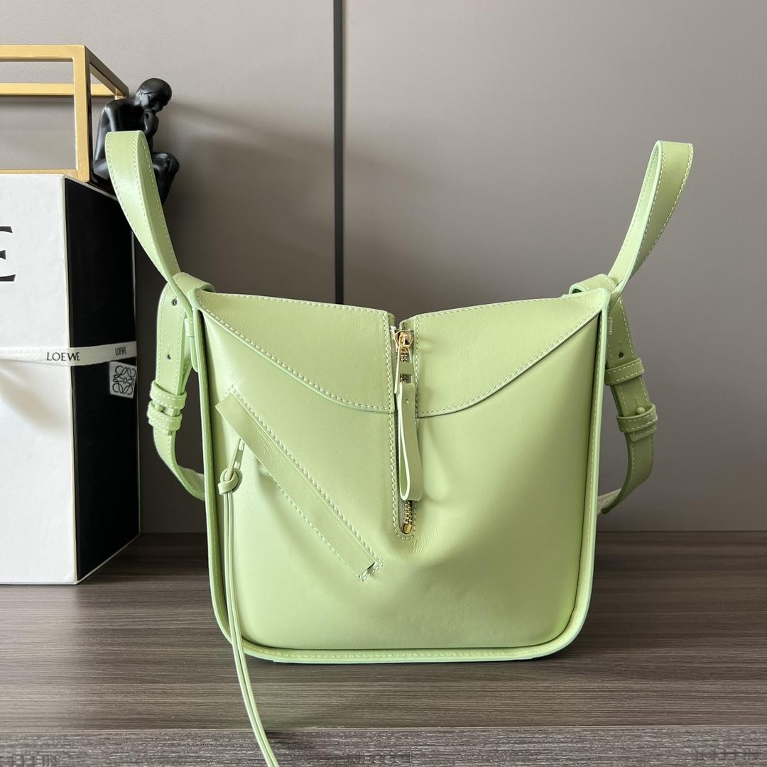 Loewe Compact Hammock In Satin Calfskin - DopestKickz