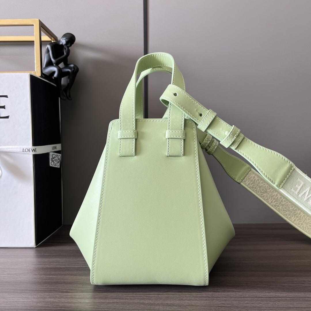 Loewe Compact Hammock In Satin Calfskin - DopestKickz