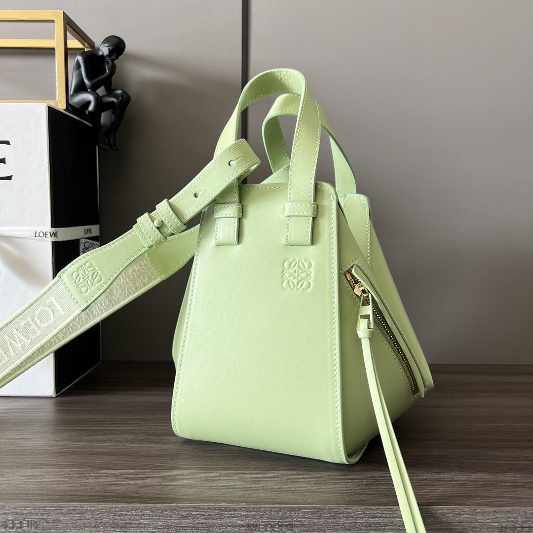 Loewe Compact Hammock In Satin Calfskin - DopestKickz