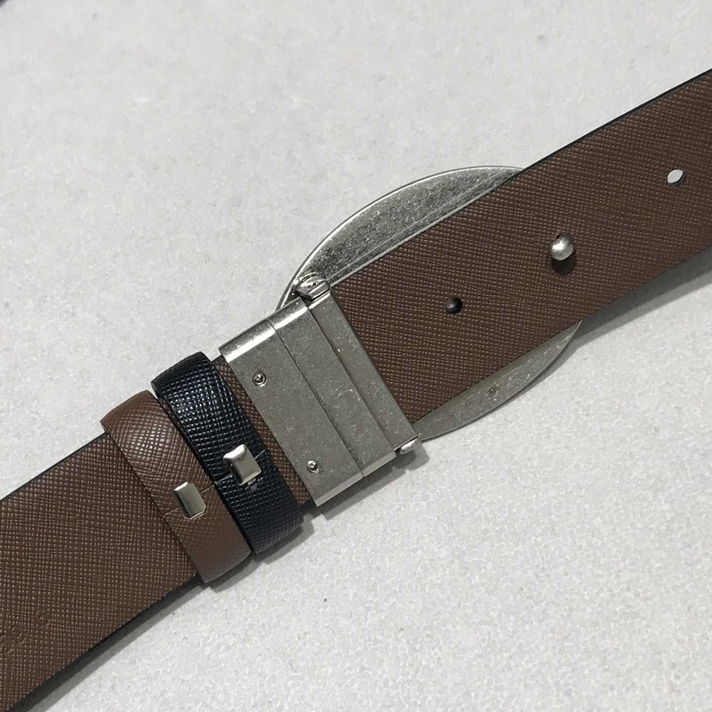Prada Leather Belt - DopestKickz
