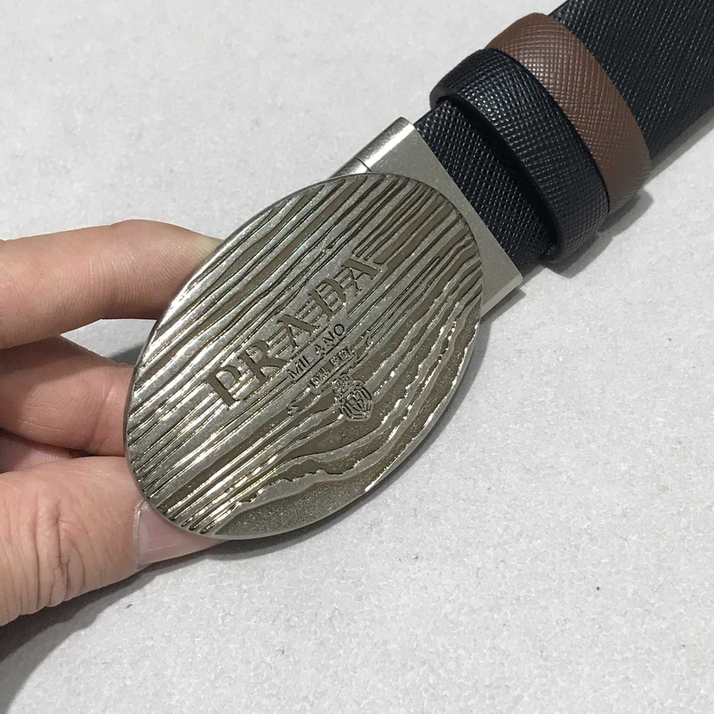 Prada Leather Belt - DopestKickz