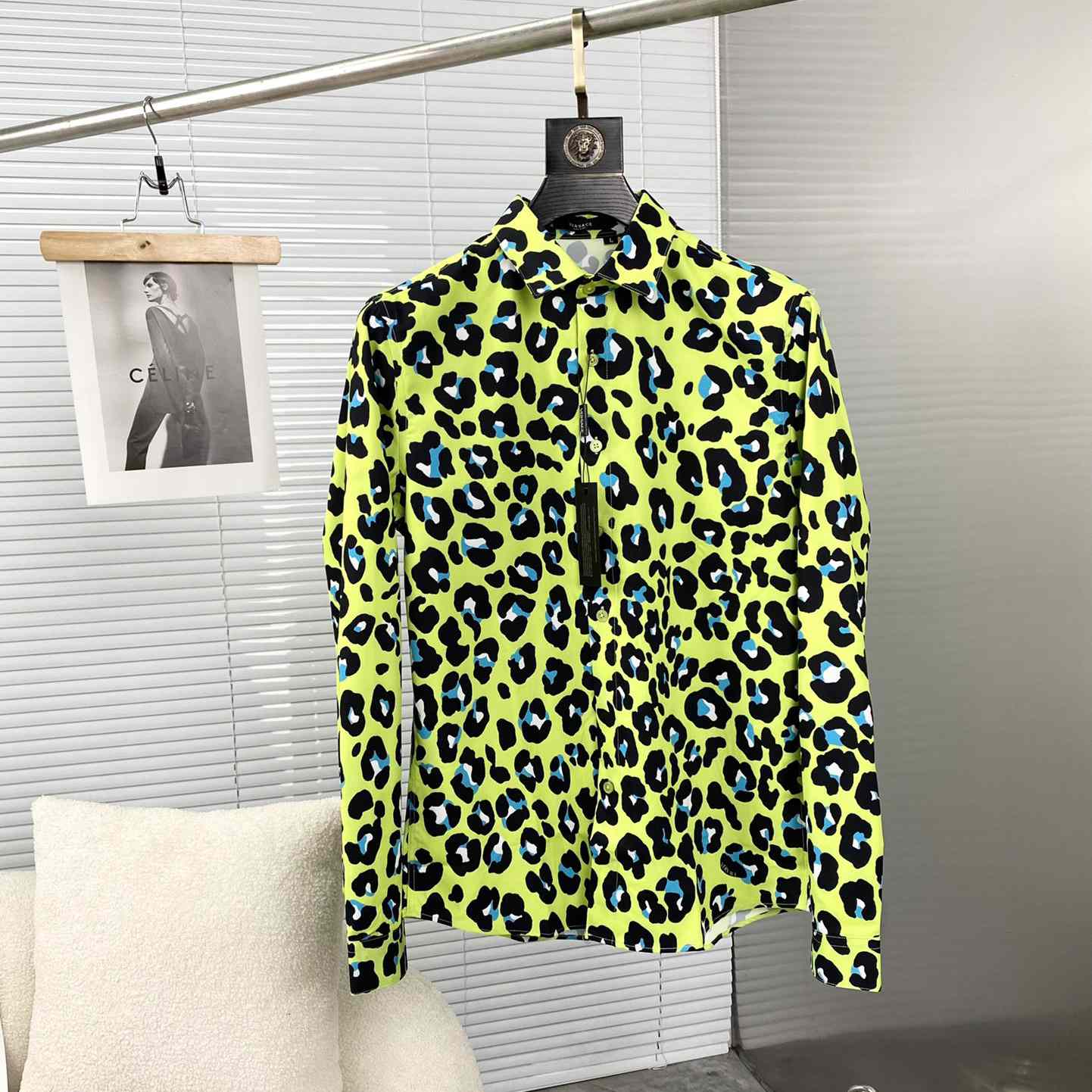 Versace Daisy Leopard Shirt - DopestKickz