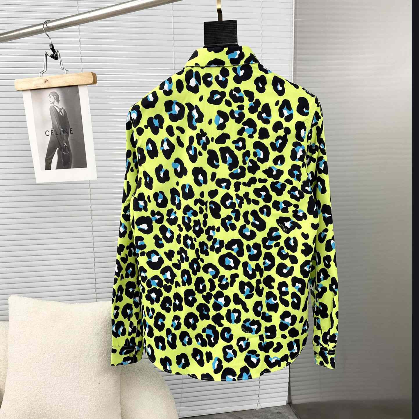 Versace Daisy Leopard Shirt - DopestKickz