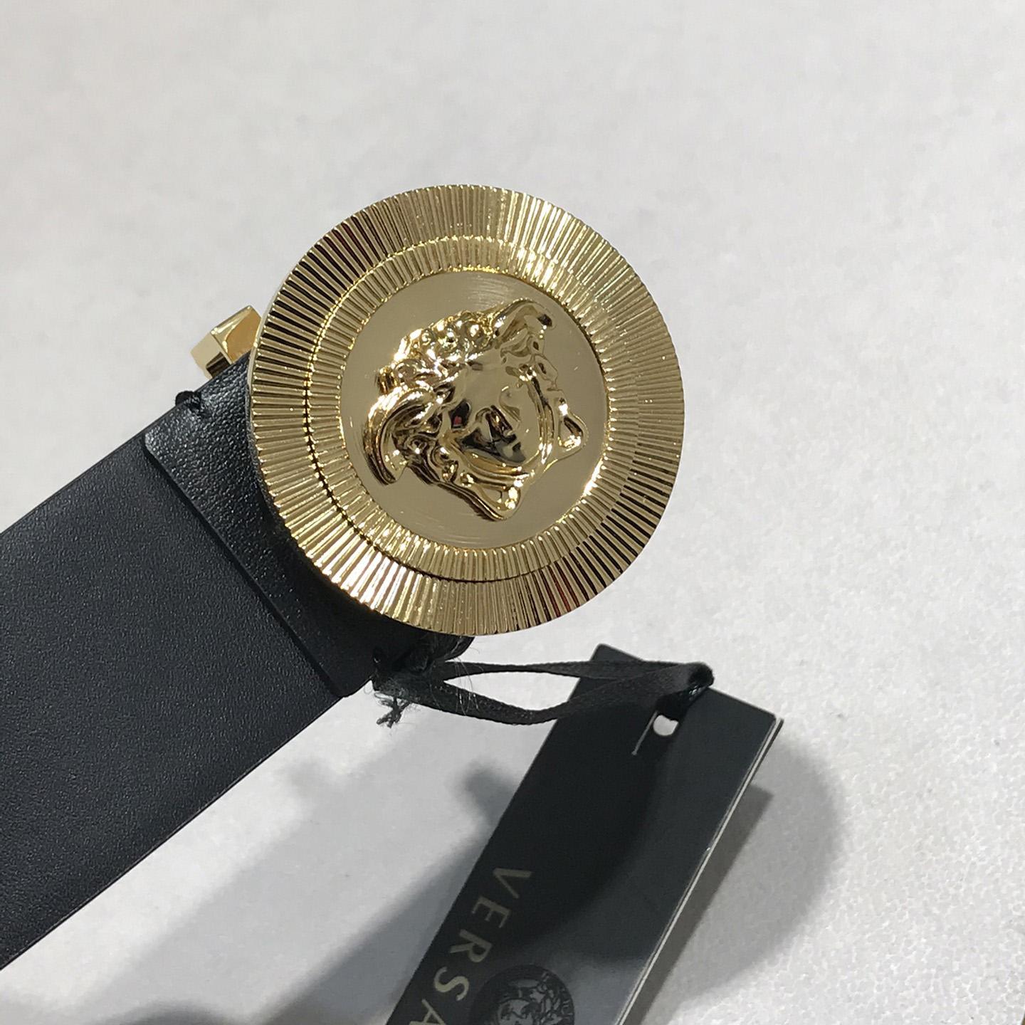 Versace Medusa Leathre Belt 38mm - DopestKickz