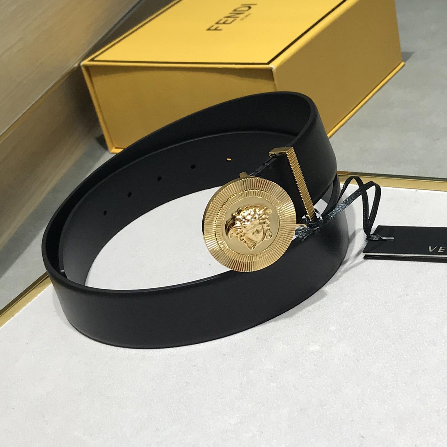 Versace Medusa Leathre Belt 38mm - DopestKickz