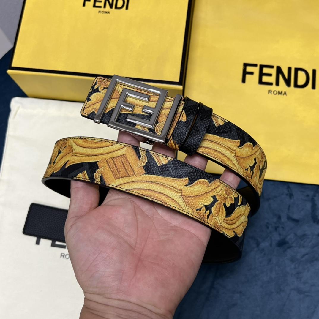 Fendi x Versace Fendace Reversible Belt - DopestKickz