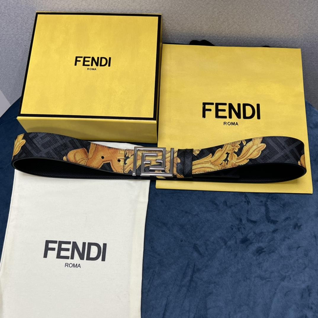 Fendi x Versace Fendace Reversible Belt - DopestKickz