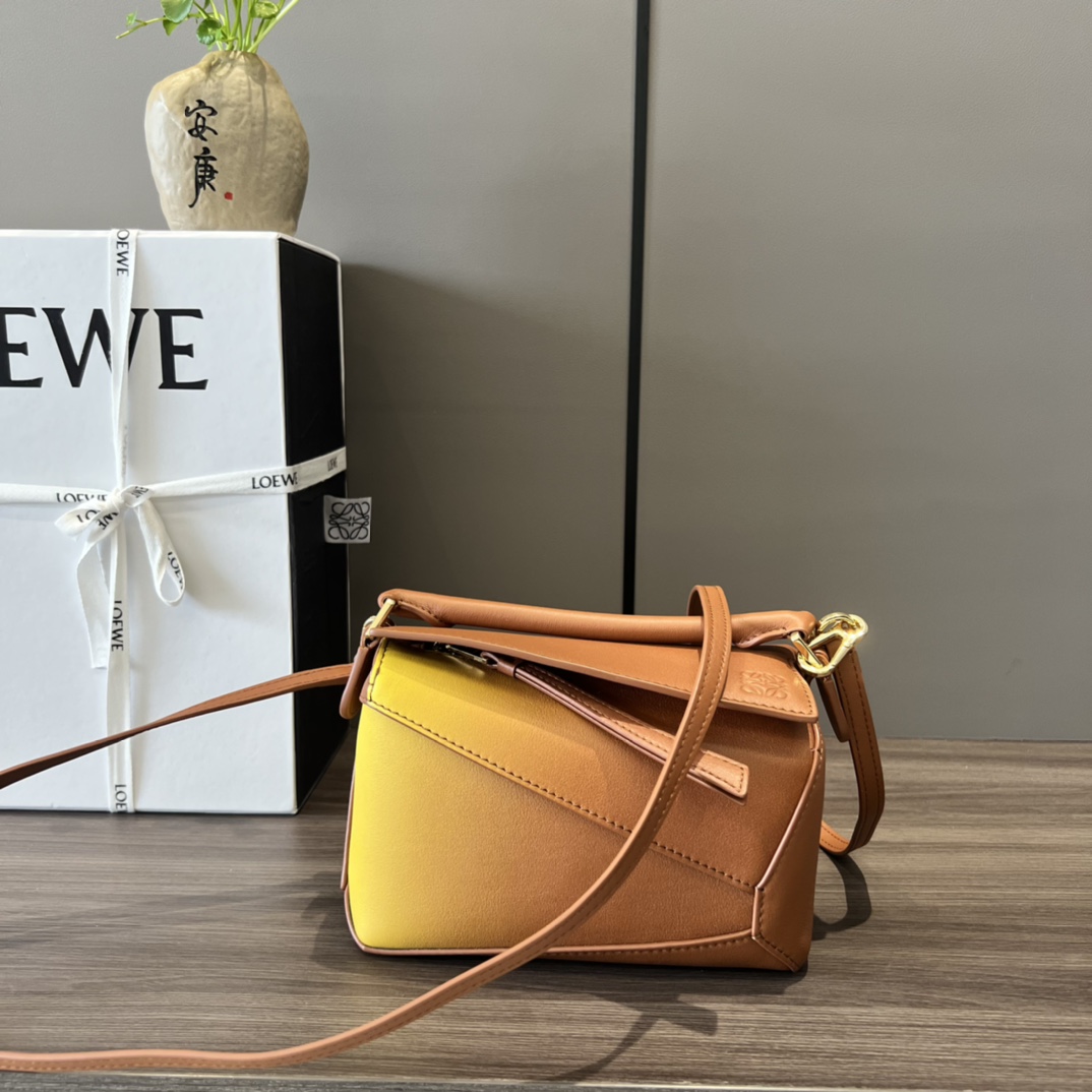Loewe Mini Puzzle Edge Bag In degrade Nappa Calfskin - DopestKickz