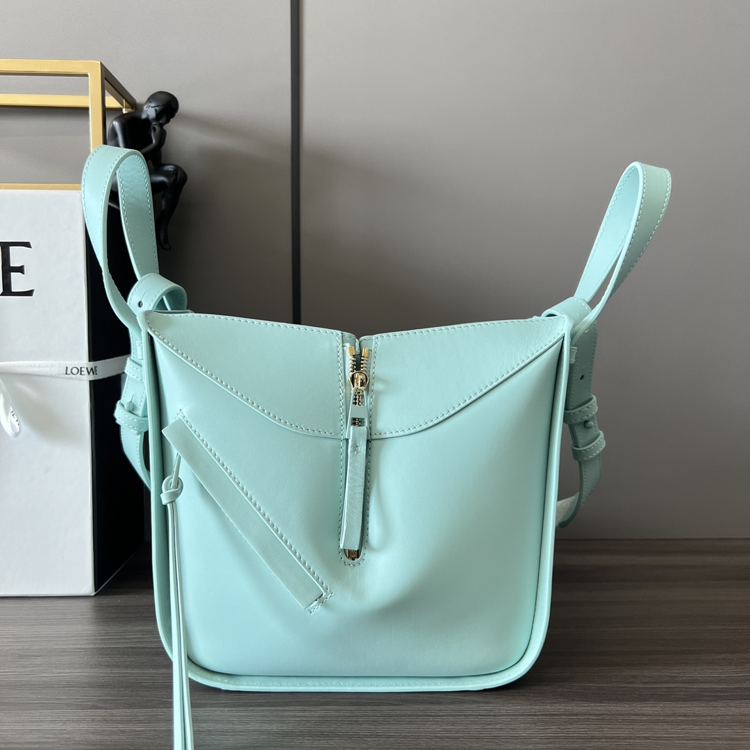 Loewe Compact Hammock In Satin Calfskin - DopestKickz