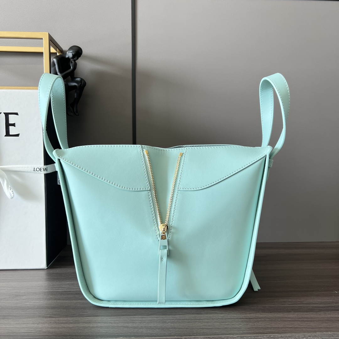 Loewe Compact Hammock In Satin Calfskin - DopestKickz