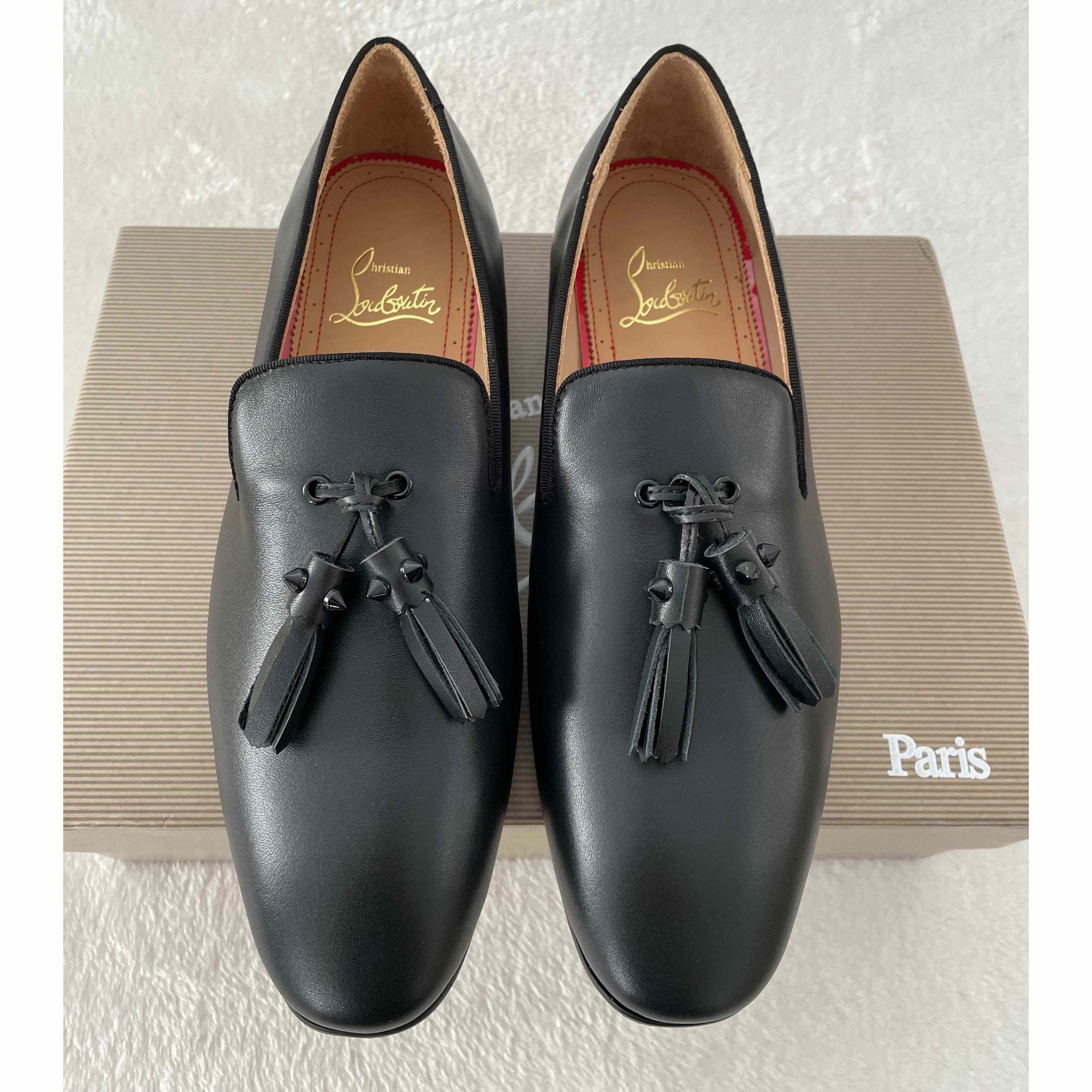 Christian Louboutin Dandelion Tassel Slip-On City Shoe - DopestKickz