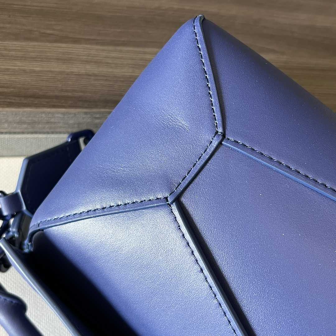 Loewe Small Puzzle Edge Bag In Satin Calfskin - DopestKickz