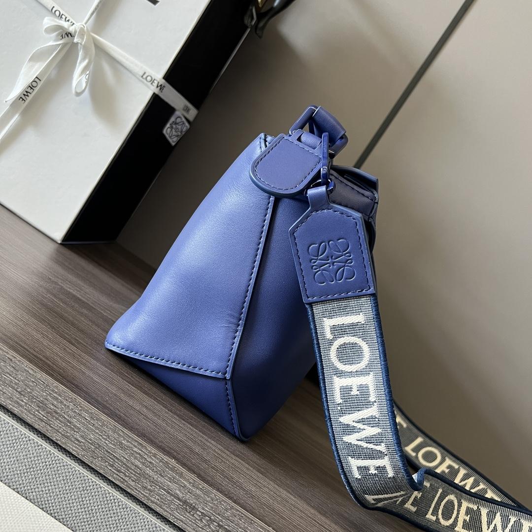 Loewe Small Puzzle Edge Bag In Satin Calfskin - DopestKickz