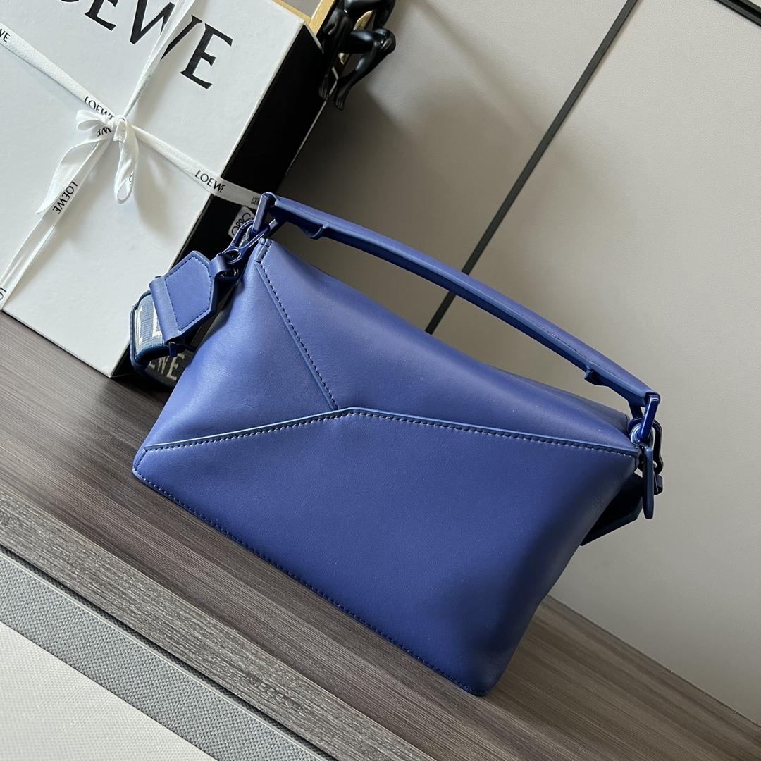 Loewe Small Puzzle Edge Bag In Satin Calfskin - DopestKickz
