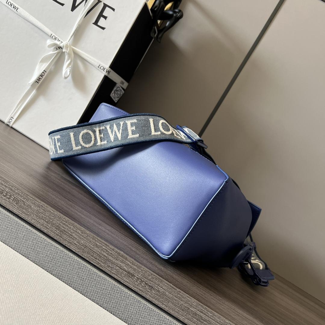 Loewe Small Puzzle Edge Bag In Satin Calfskin - DopestKickz