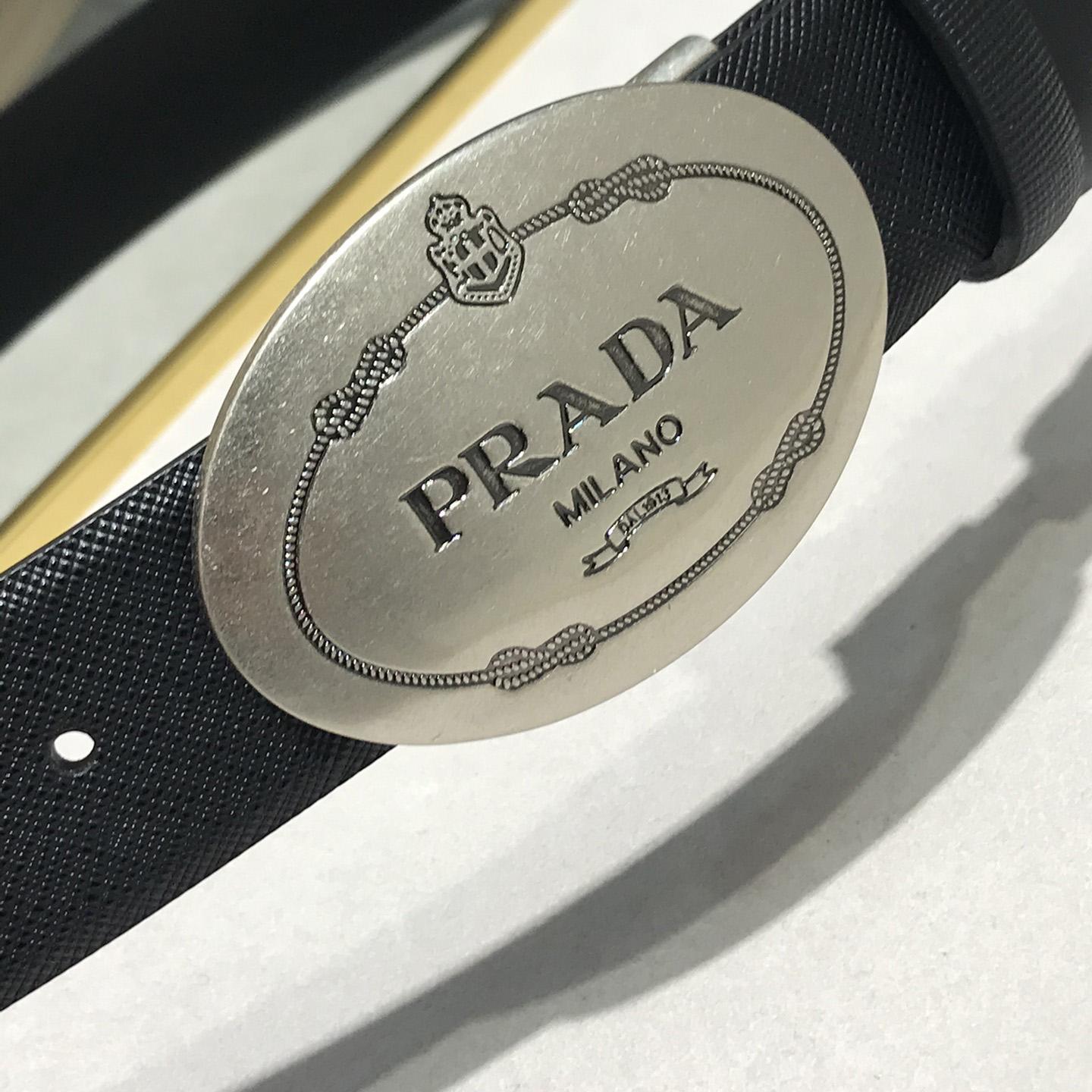 Prada Leather Belt - DopestKickz