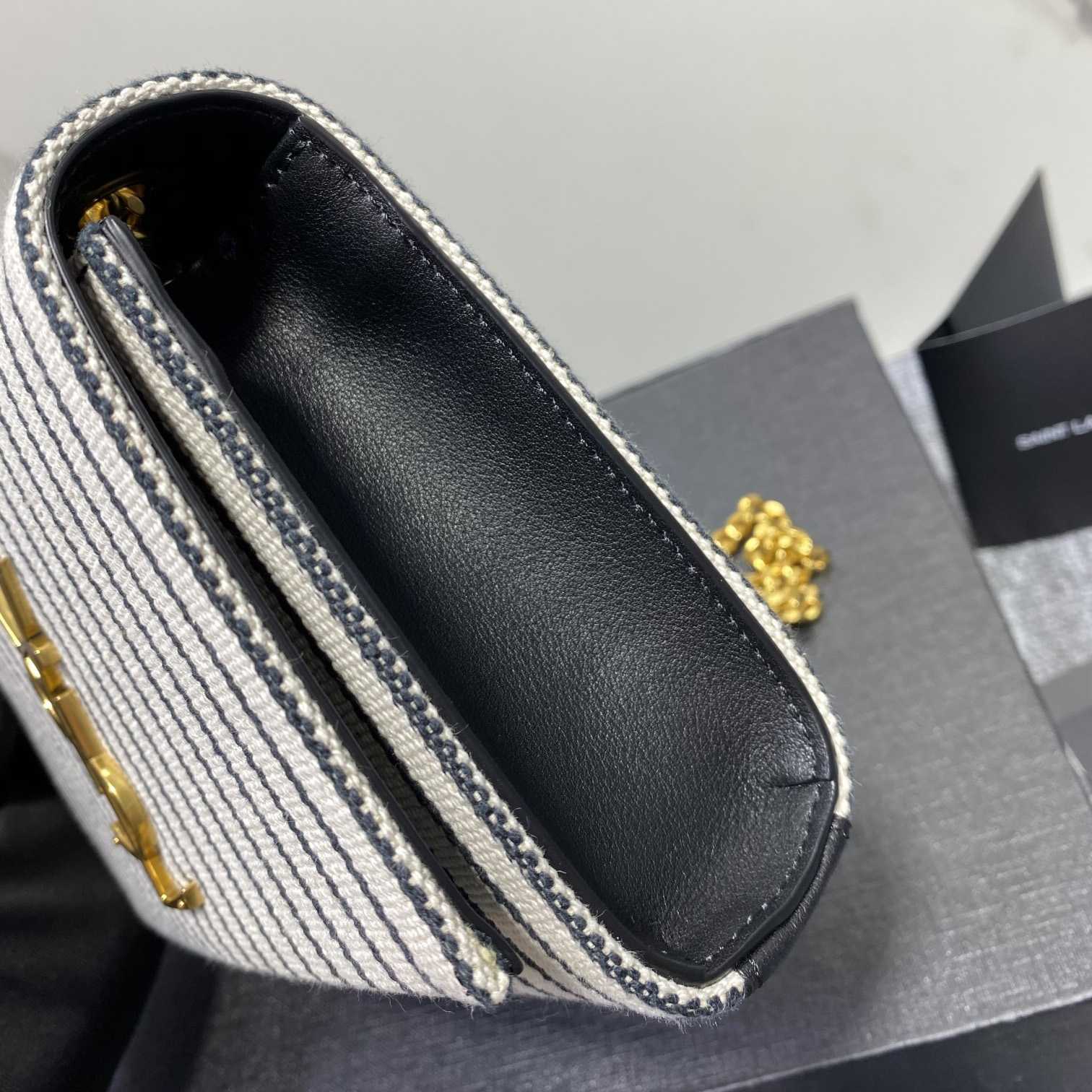 Saint Laurent Striped Small Chain Bag(20x13x5.5cm) - DopestKickz