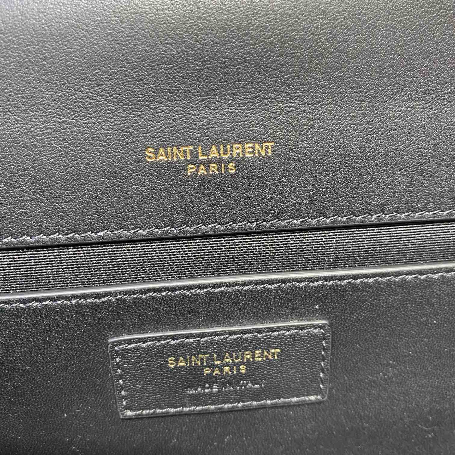 Saint Laurent Striped Small Chain Bag(20x13x5.5cm) - DopestKickz