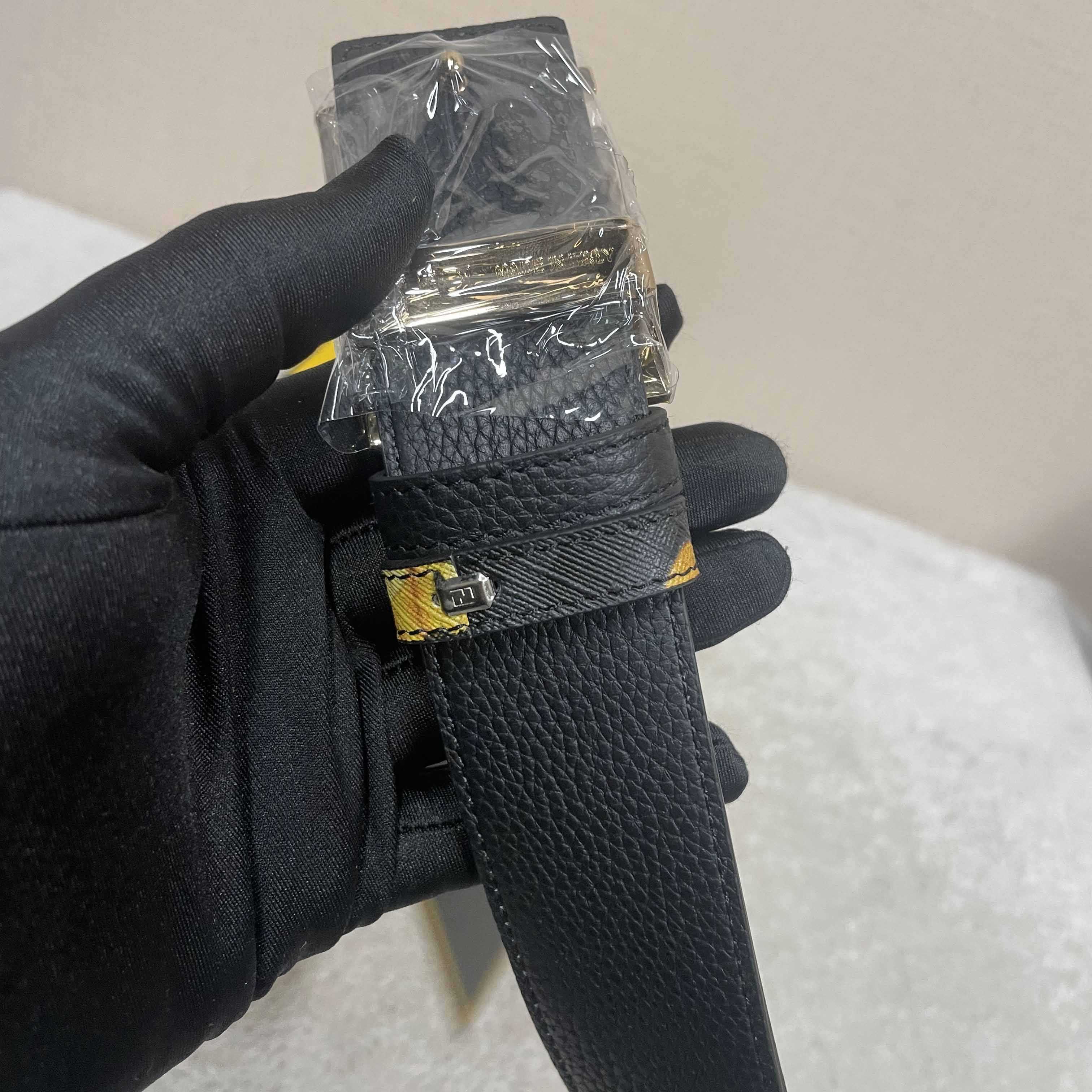 Fendi x Versace Fendace Reversible Belt - DopestKickz