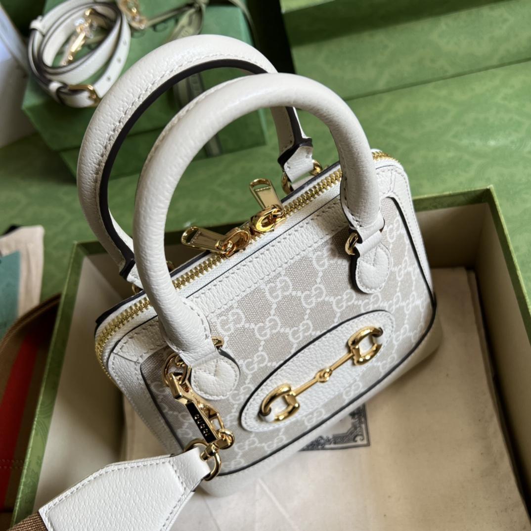 Gucci Horsebit 1955 GG Mini Bag(20-19.5-7.5cm) - DopestKickz