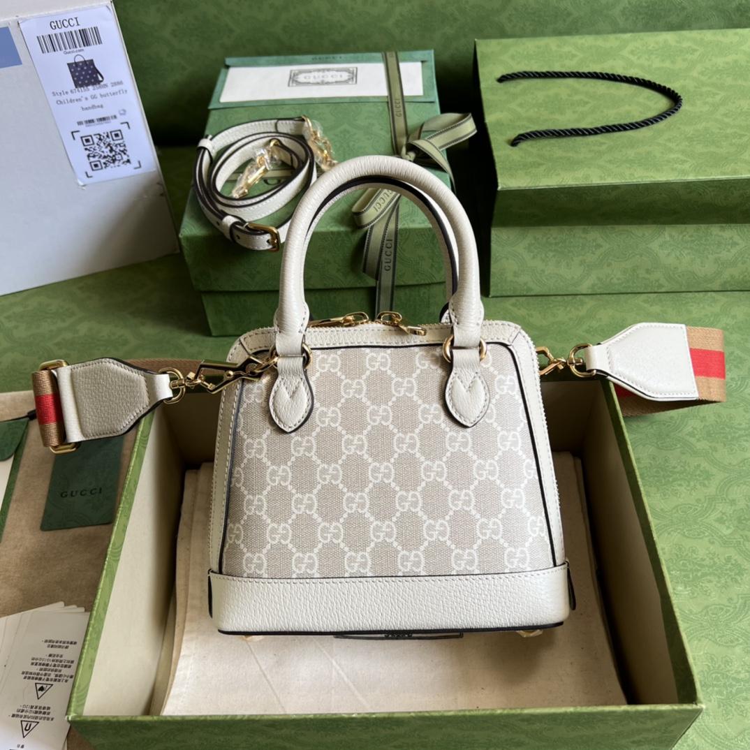 Gucci Horsebit 1955 GG Mini Bag(20-19.5-7.5cm) - DopestKickz