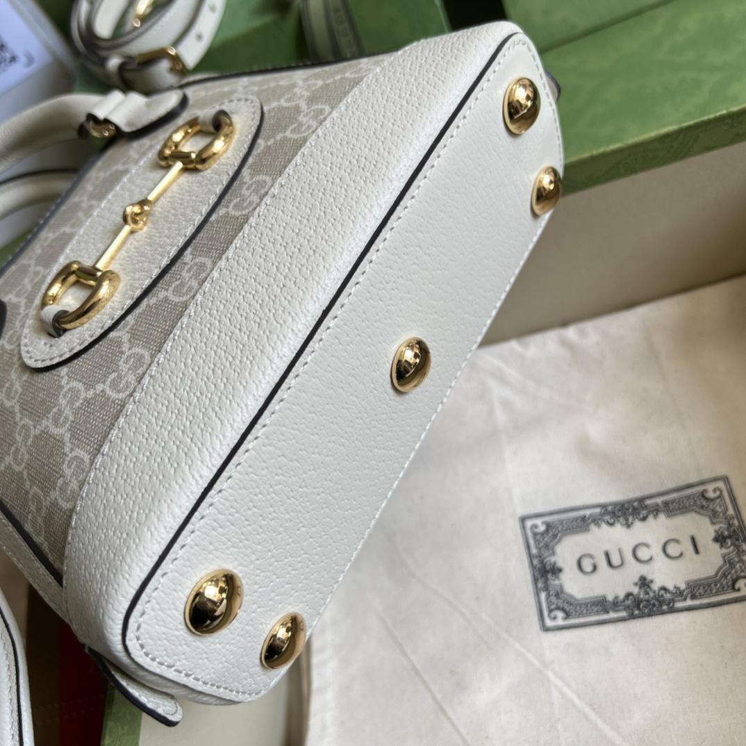 Gucci Horsebit 1955 GG Mini Bag(20-19.5-7.5cm) - DopestKickz