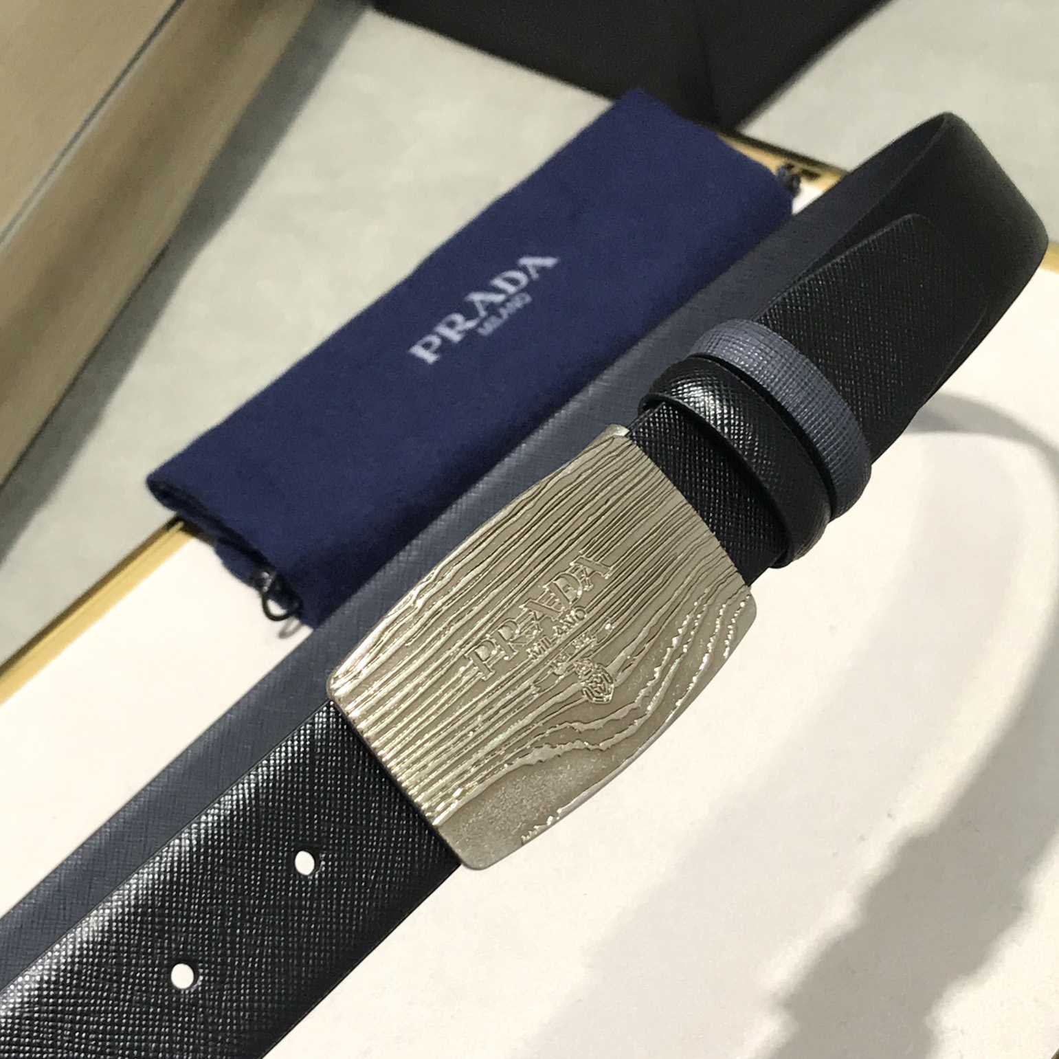 Prada Leather Belt - DopestKickz