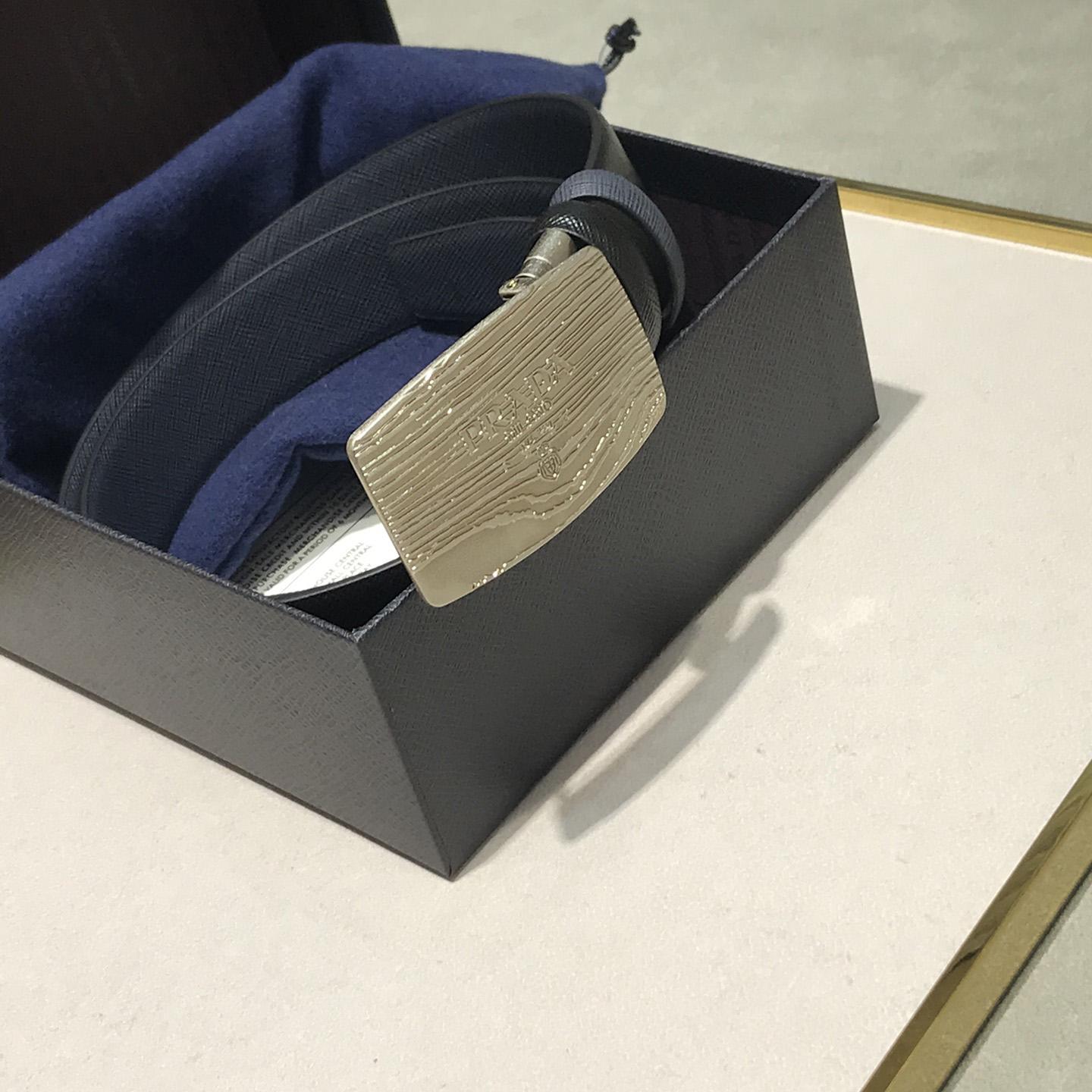 Prada Leather Belt - DopestKickz