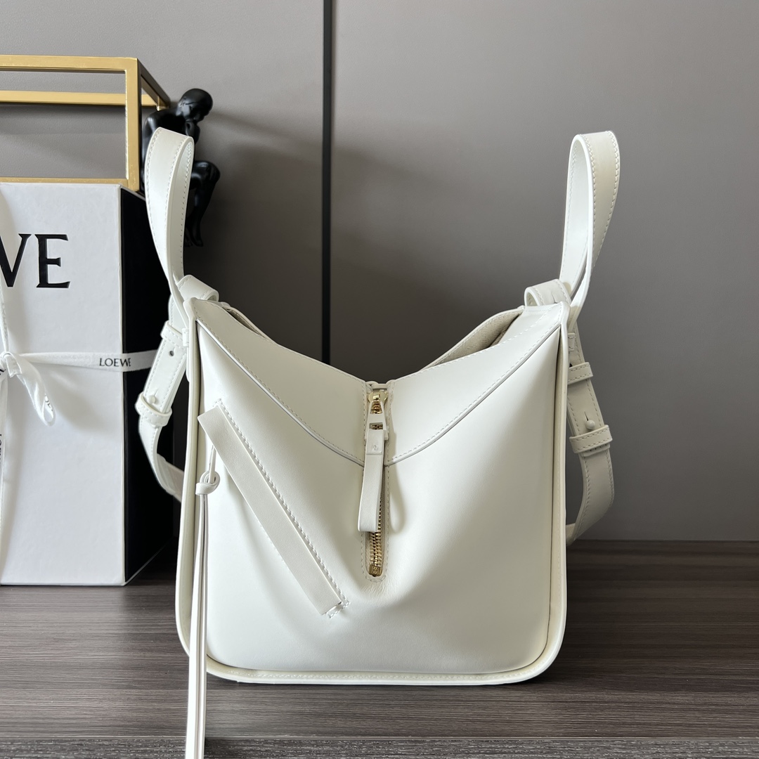 Loewe Compact Hammock In Satin Calfskin - DopestKickz