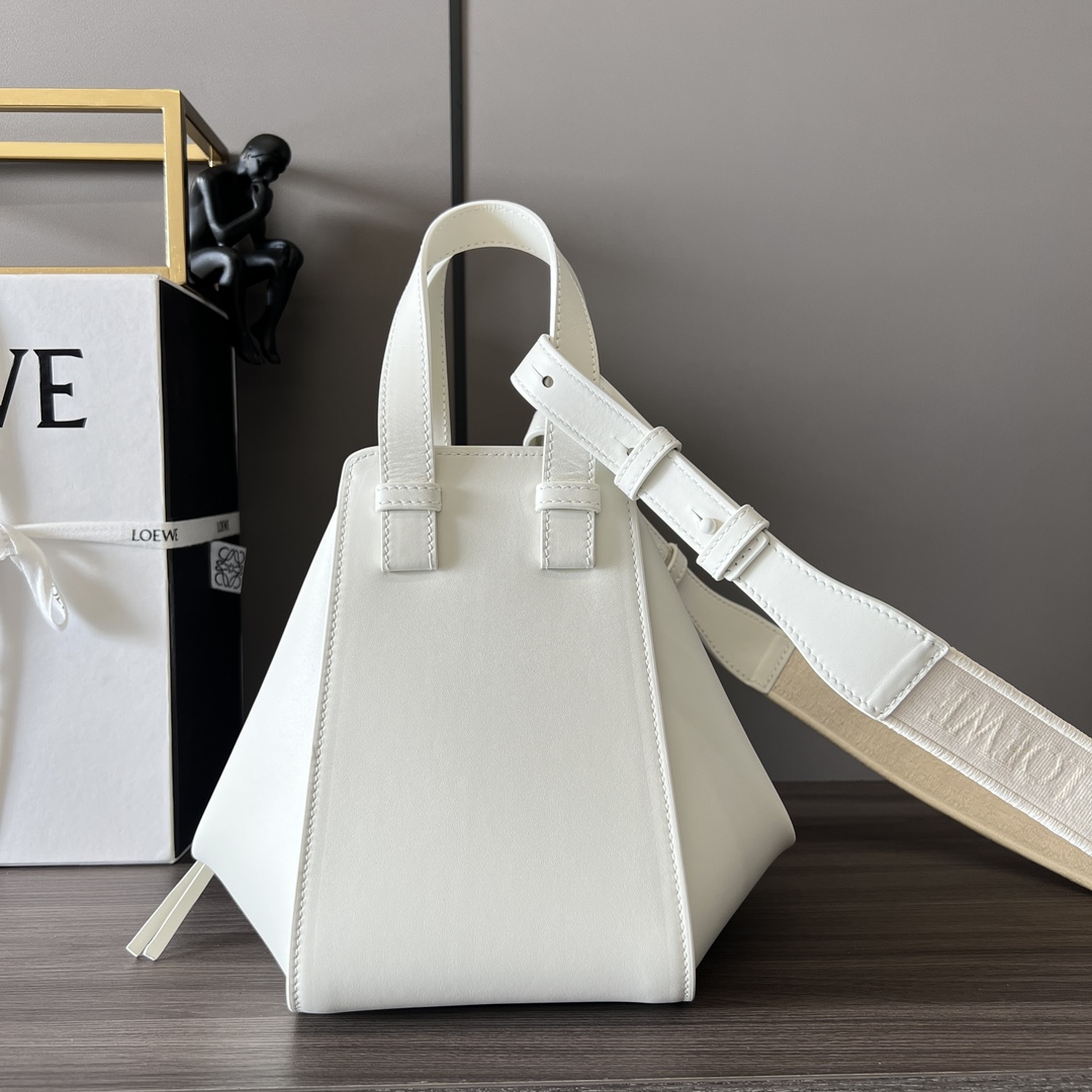 Loewe Compact Hammock In Satin Calfskin - DopestKickz