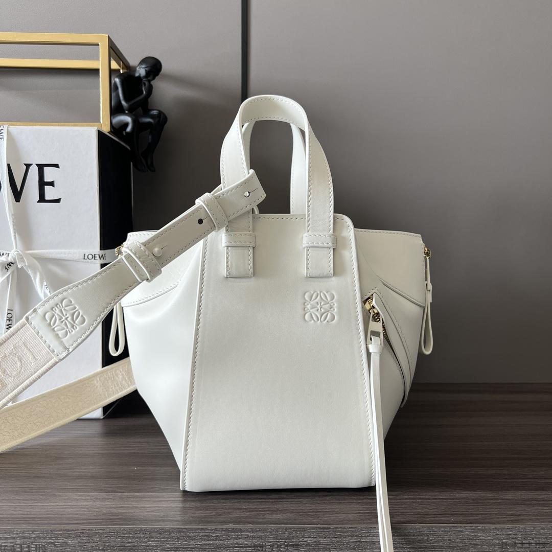 Loewe Compact Hammock In Satin Calfskin - DopestKickz