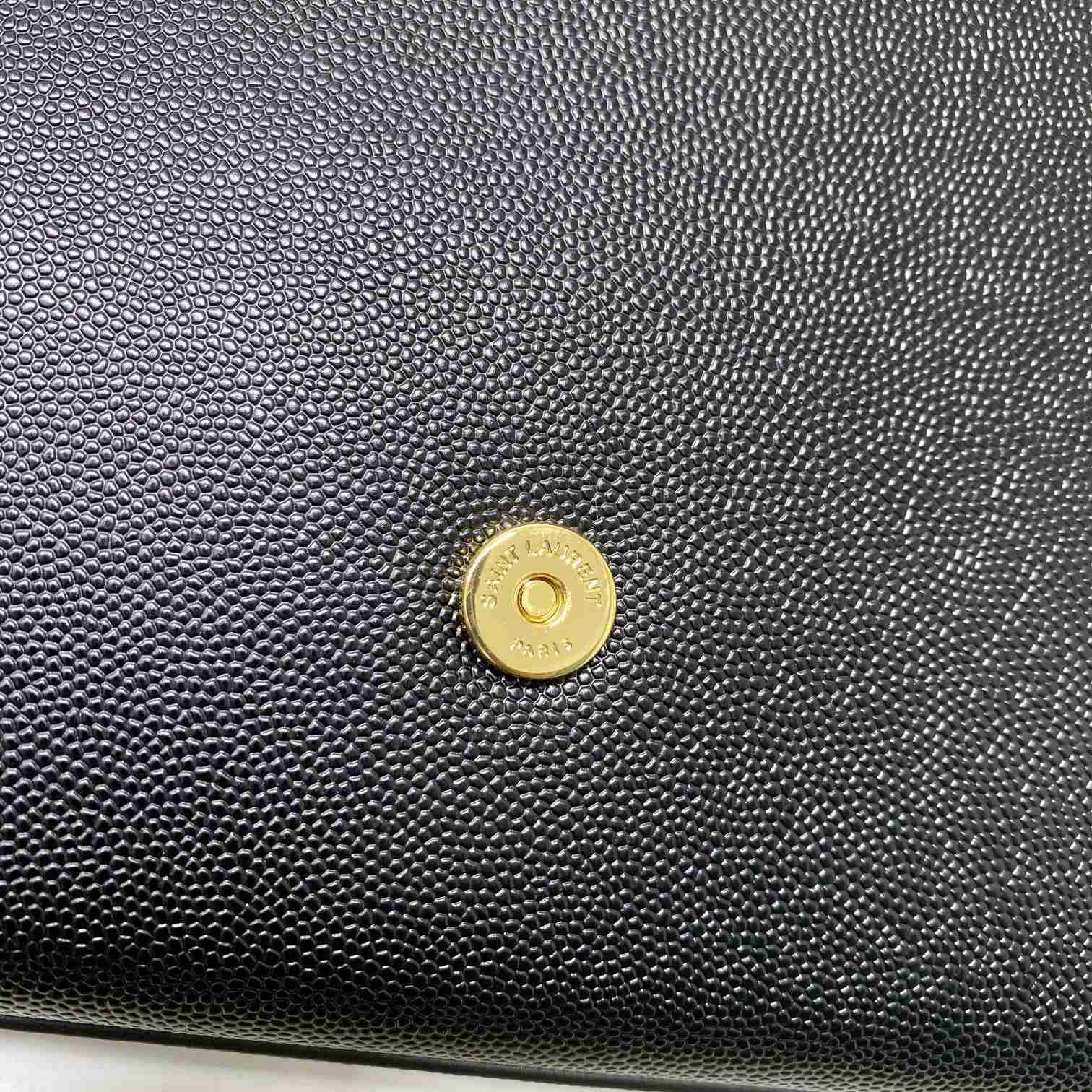 Saint Laurent Kate Medium Chain Bag In Grain De Poudre Embossed Leather - DopestKickz