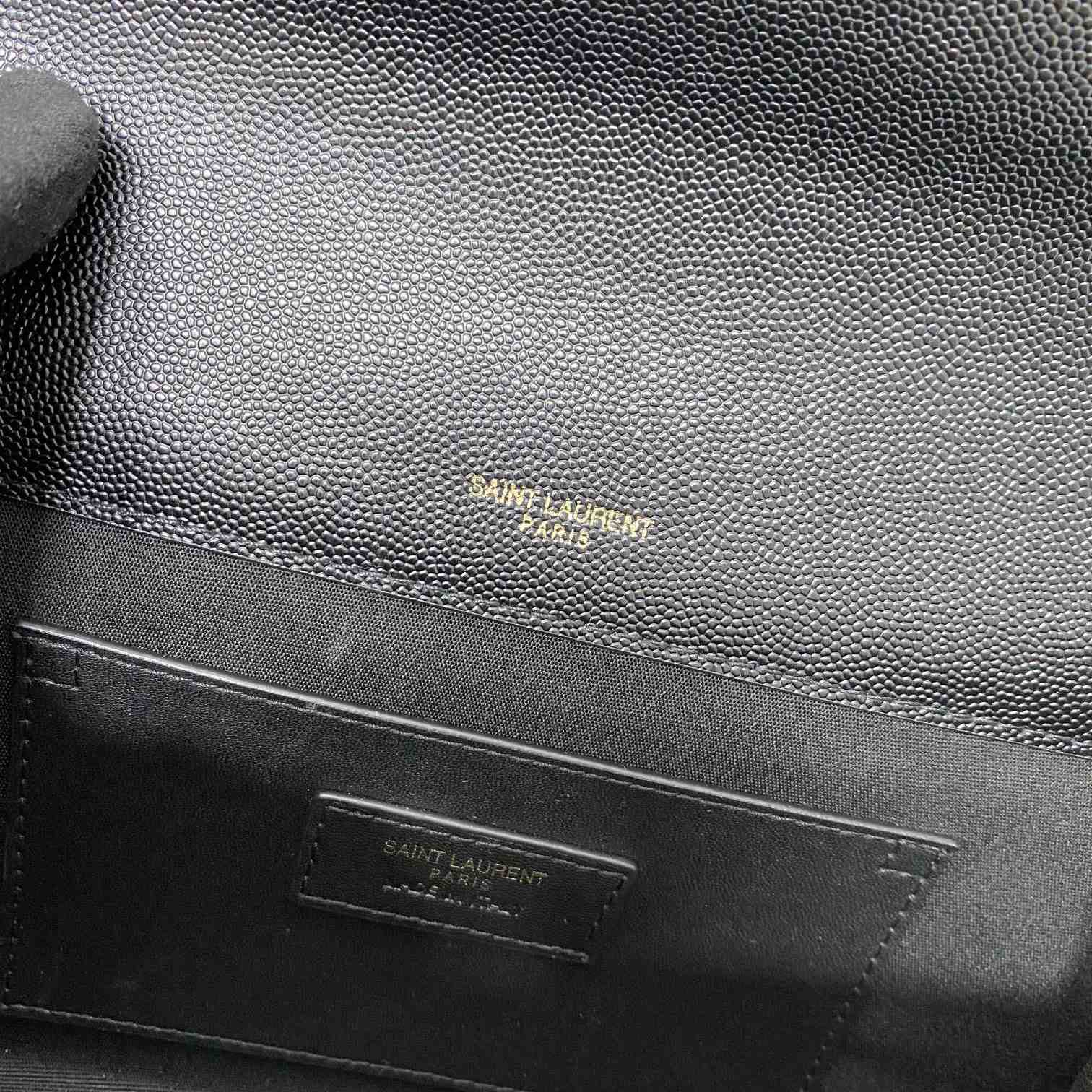 Saint Laurent Kate Medium Chain Bag In Grain De Poudre Embossed Leather - DopestKickz