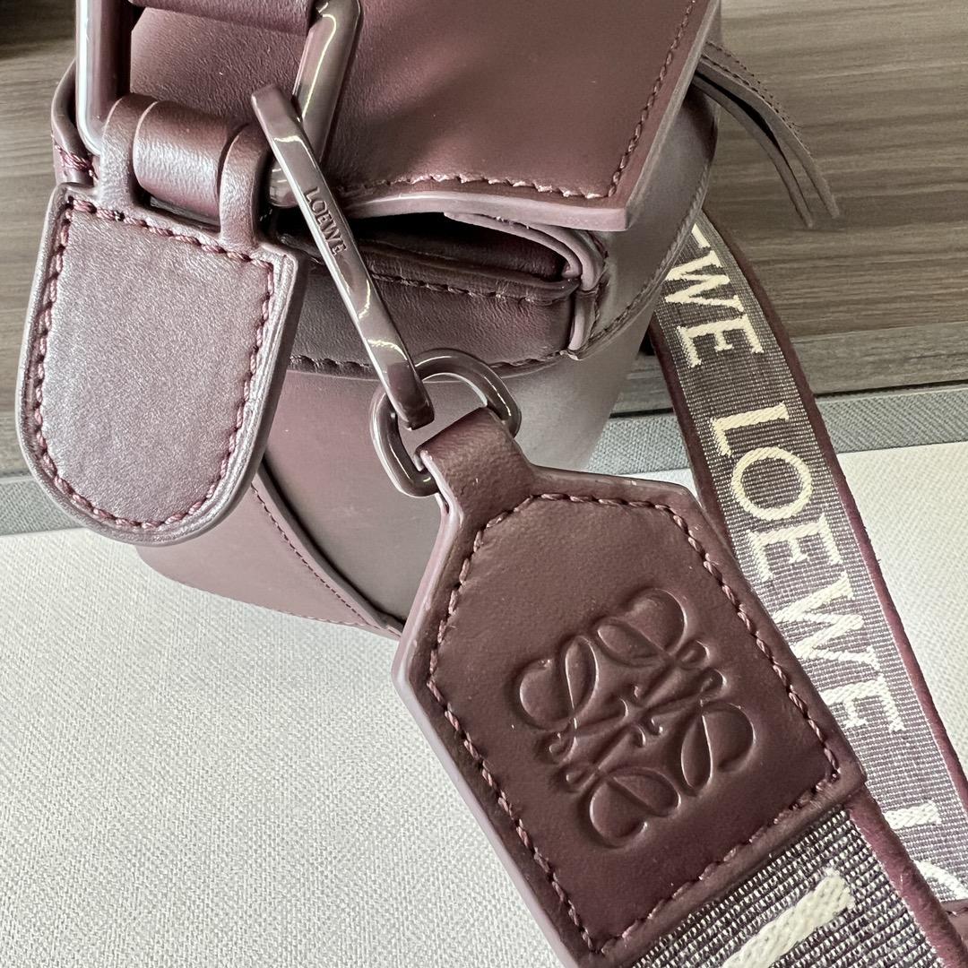Loewe Small Puzzle Edge Bag In Satin Calfskin - DopestKickz
