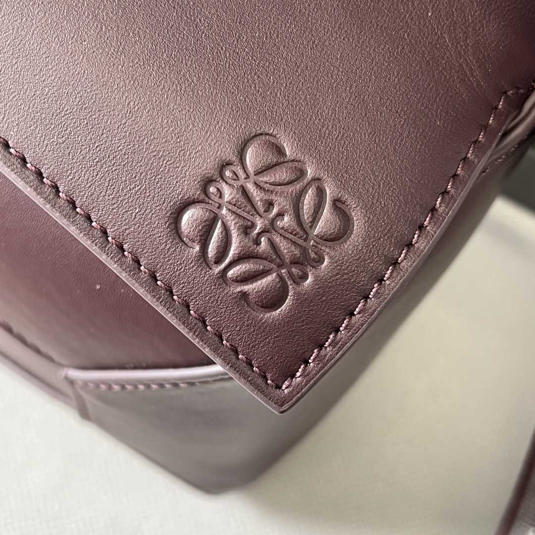 Loewe Small Puzzle Edge Bag In Satin Calfskin - DopestKickz