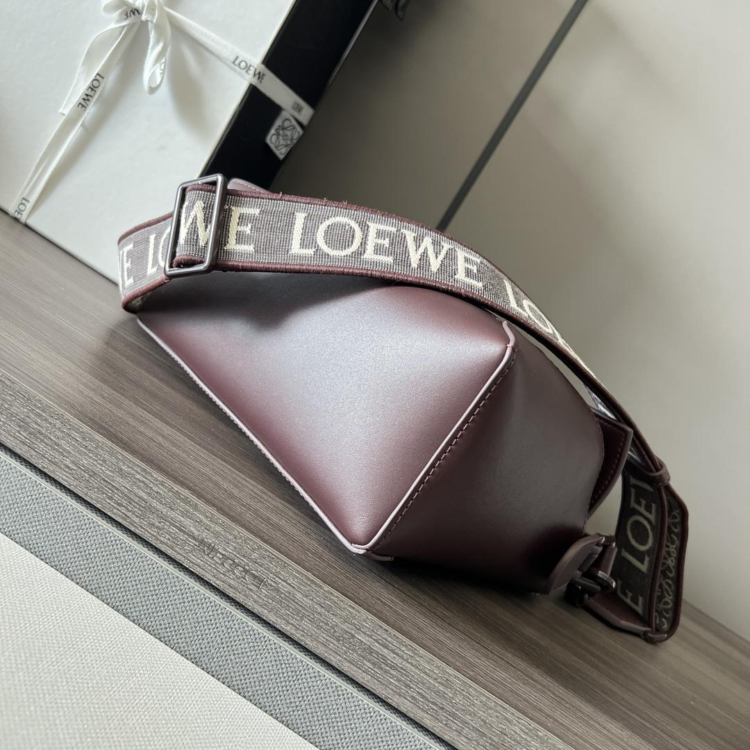 Loewe Small Puzzle Edge Bag In Satin Calfskin - DopestKickz