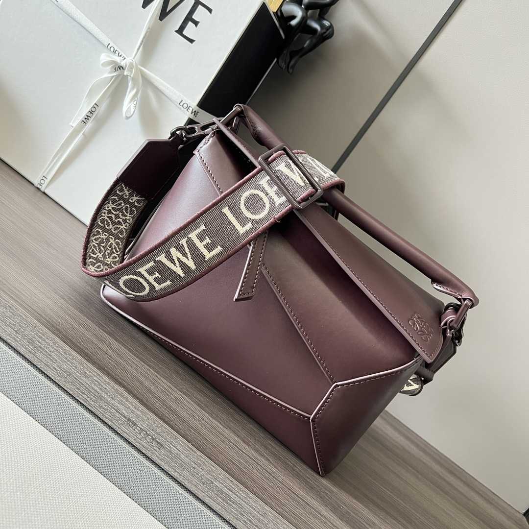 Loewe Small Puzzle Edge Bag In Satin Calfskin - DopestKickz