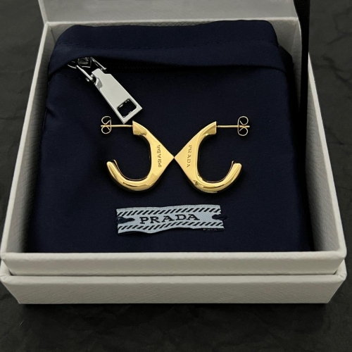 Prada Eternal Gold Small Earrings In Yellow Gold - DopestKickz