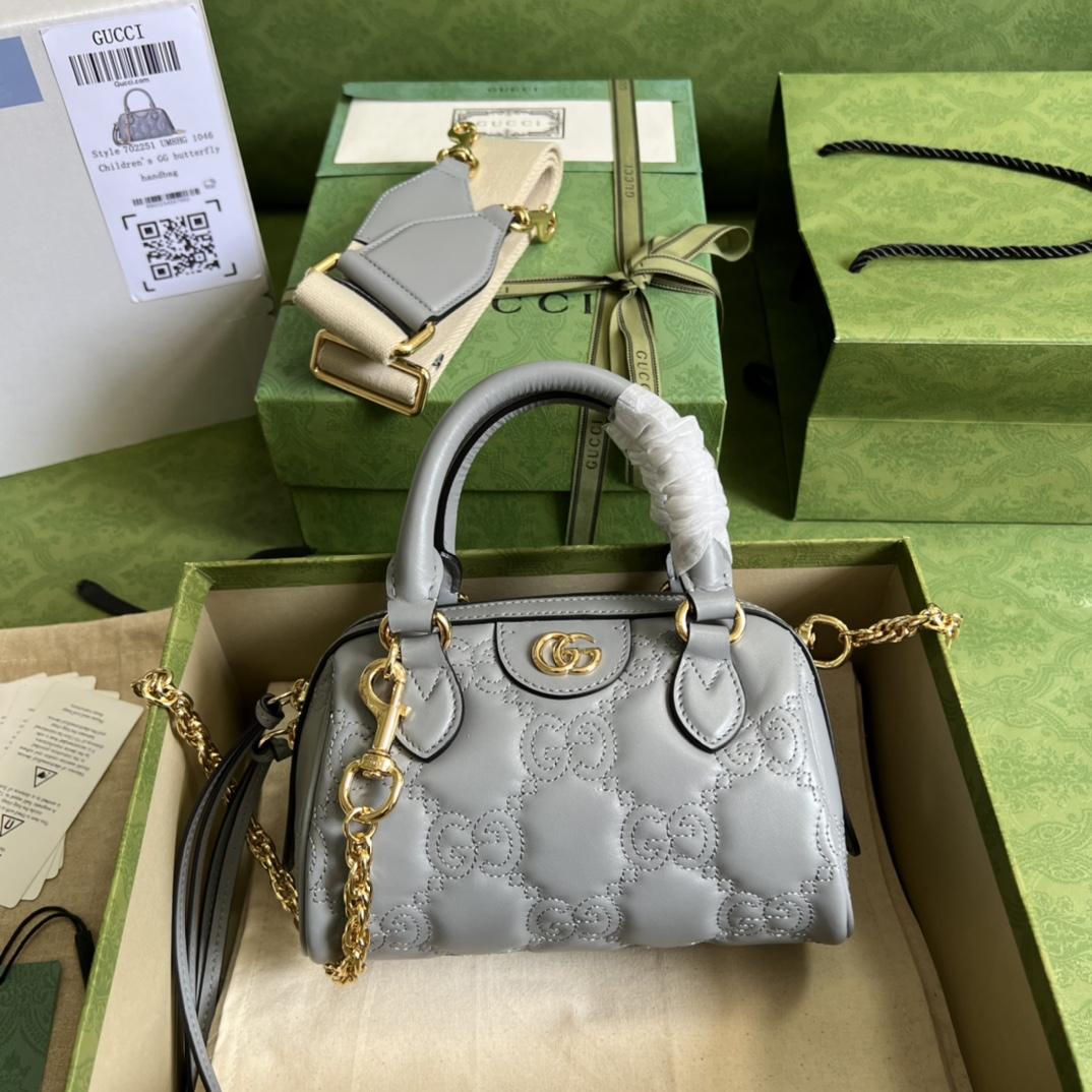 Gucci GG Matelassé Mini Bag(19*13*11cm) - DopestKickz