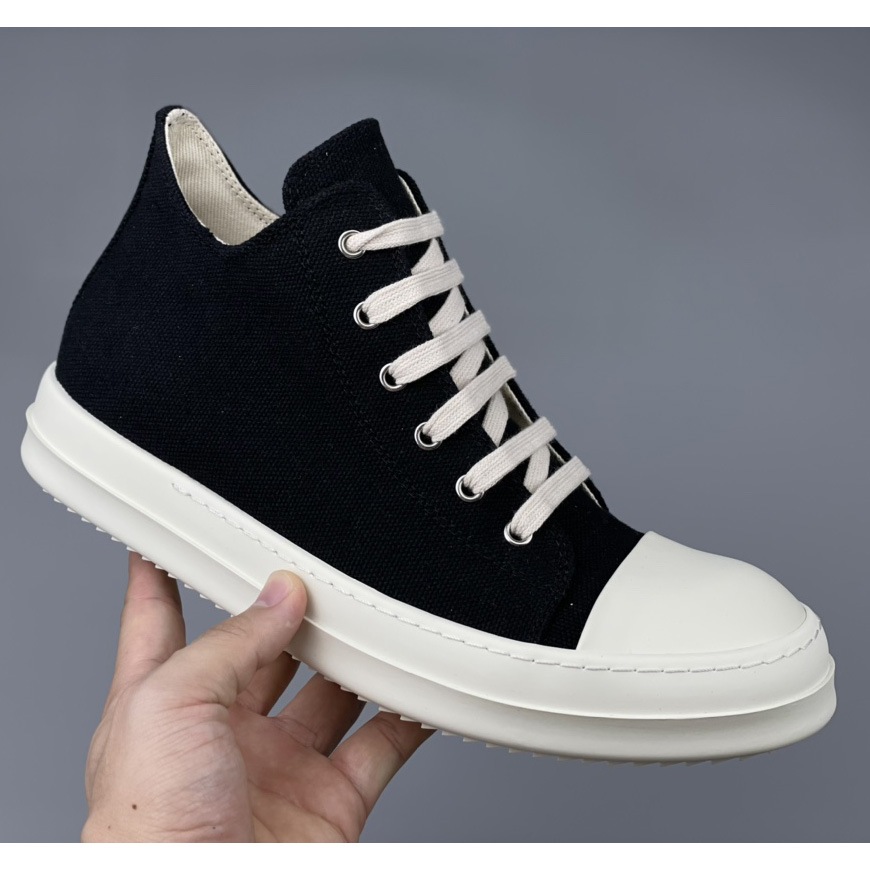 Rick Owens Drkshdw Low Top Ramones Sneakers - DopestKickz