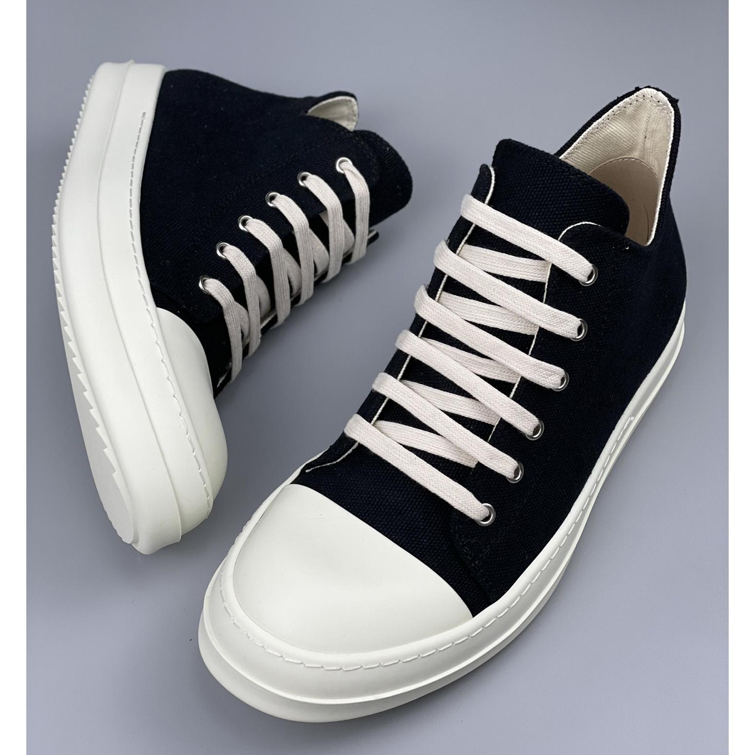 Rick Owens Drkshdw Low Top Ramones Sneakers - DopestKickz